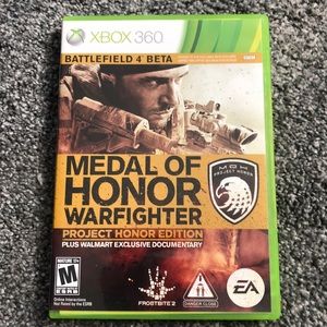 Medal of Honor Warfighter for X Box 360